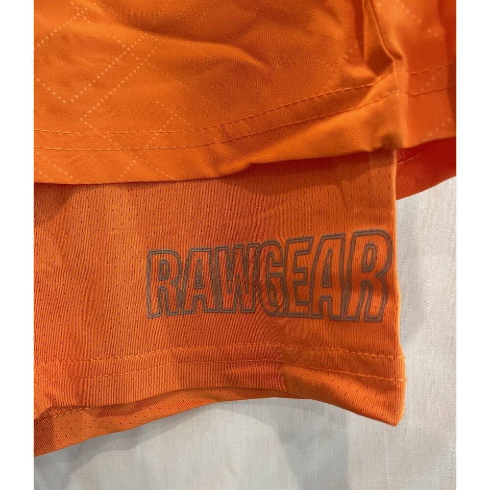 Raw Gear Men's Compression Shorts XL Orange ~ RG114 By Bradley Martyn ✨NEW✨ - Picture 2 of 6